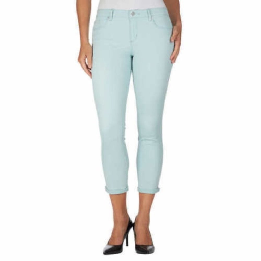 Jessica Simpson Womens Rolled Crop Skinny Jeans